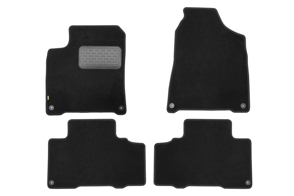 Коврики в салон для SSANGYONG New Actyon 2010-2013, 2013-, внедорожник , 4 шт. (текстиль) KVR02611201210KH