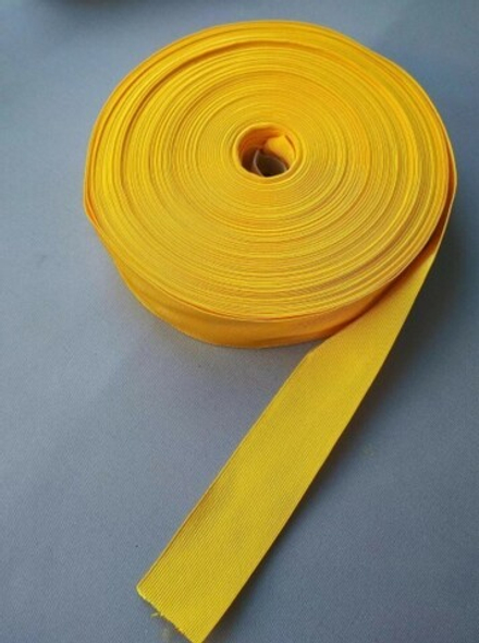Галун шелковый желтый 30 мм