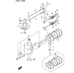 Упорная шайба коленвала DF4-DF6