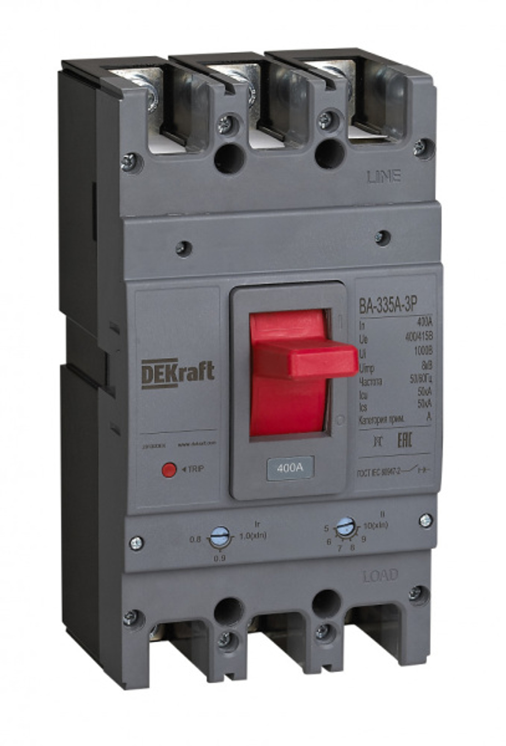 Автоматический выключатель в литом корпусе DEKraft 28130DEK