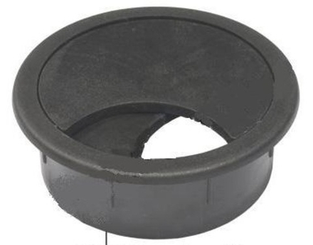 Заглушка для компьютерного стола 0,60 мм чёрный № 22