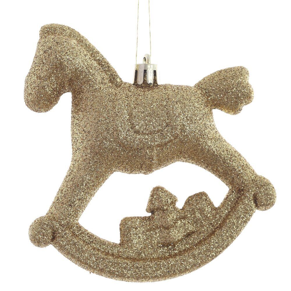 GAEM Набор из 2шт, Украшение новогоднее "Лошадка", L10 W5 H11 см