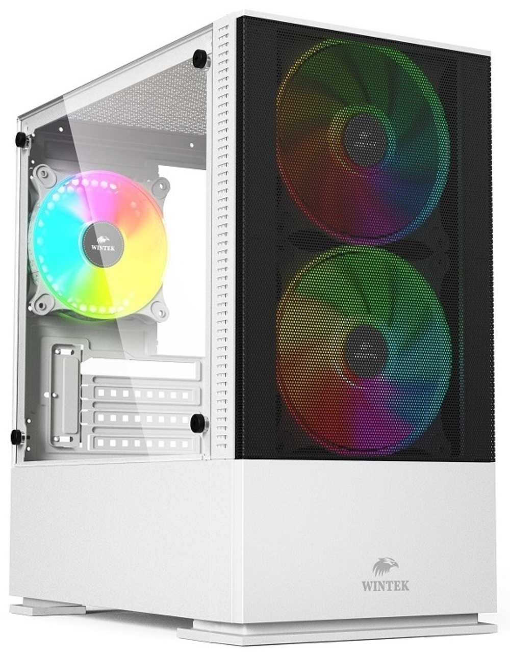 Корпус Wintek Shadow 701-W TG белый