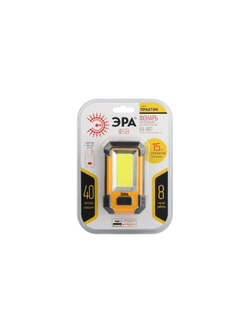 Фонарь аккумуляторный рабочий Практик RA-801 COB 15Вт 3 режима powerbank 6А.ч магнит крючок Эра Б0027824