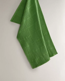ZARA HOME ХЛОПКОВОЕ ПОЛОТЕНЦЕ, ЗЕЛЕНЫЙ