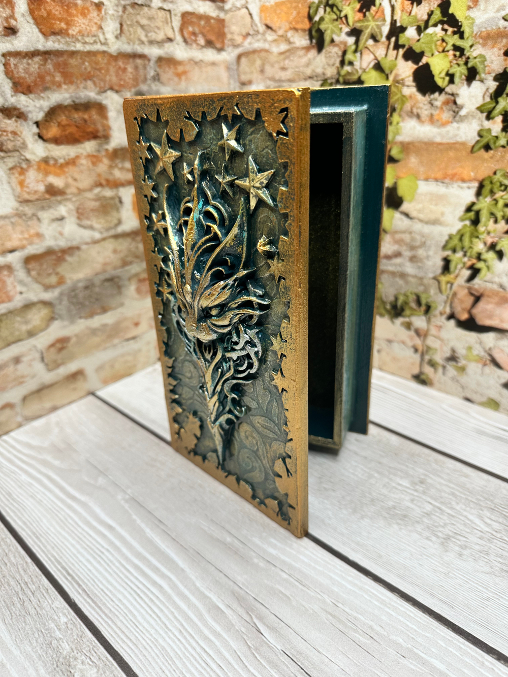 Шкатулка-книга "Котофей"