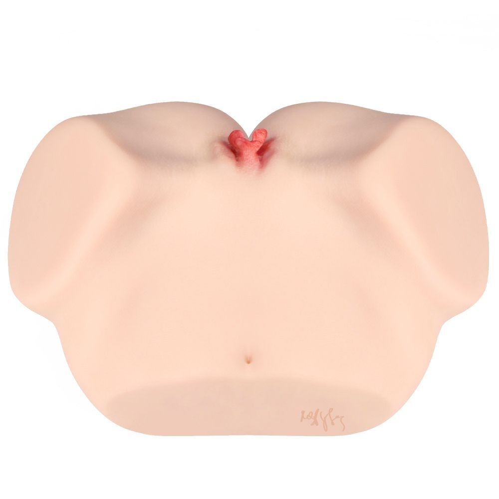 Мастурбатор-полуторс с двойным слоем материала Jenny Onahole Real Vagina (Цвет: телесный)