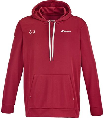 Мужская теннисная кофта Babolat Hood Sweat Lebron - красный