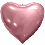 Шар фольгированный Сердце 173 см (Розовое Золото)