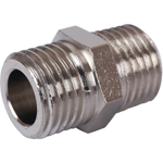 Ниппель STOUT никелированный 1/4" НР/НР