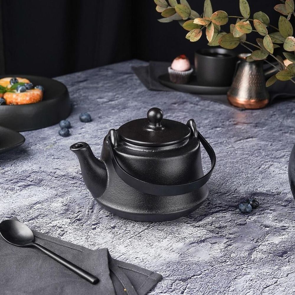 Чайник 600 мл d 14 см h8,5 см с ситом Smooth   P.L. Proff Cuisine [1]