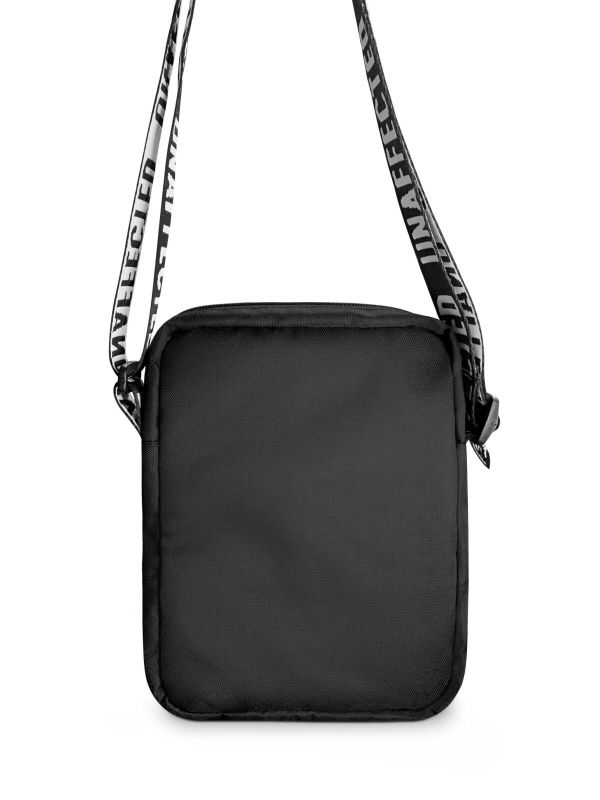 Сумка Мессенджер Unaffected Стропа Черная - фото 6