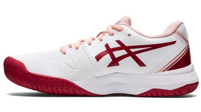 Женские Кроссовки теннисные Asics Gel-Challenger 13 - white/cranberry
