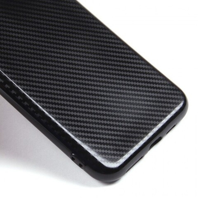 Чехол ТПУ карбон глянцевый для iPhone 11 Pro Max, 011457 Коричневый