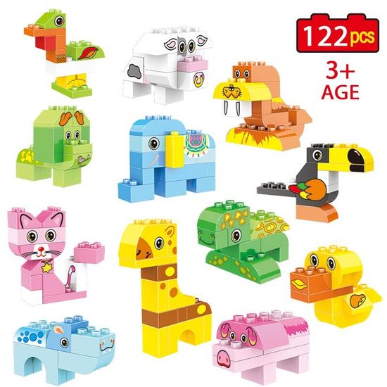 Конструктор  Dublo "Веселый Лес" 122 детали