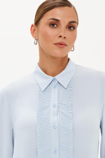 23384 Блузка женская (голубой)