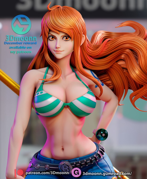 Нами Ван-Пис Фигурка Nami One Piece nsfw