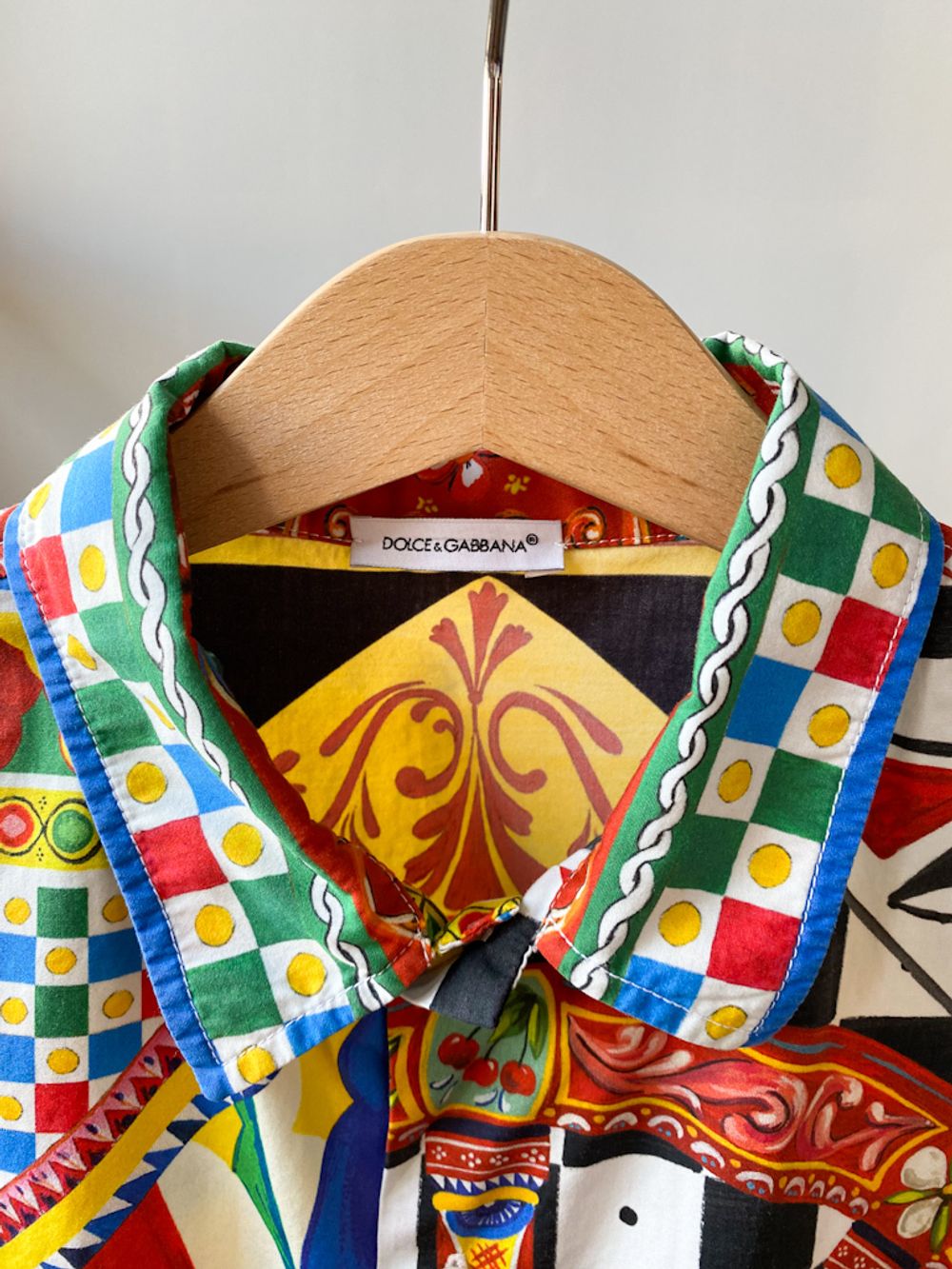 Хлопковая рубашка Dolce&Gabbana, 140