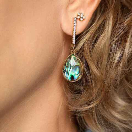 Серьги Possebon Abalone A9007.14 G