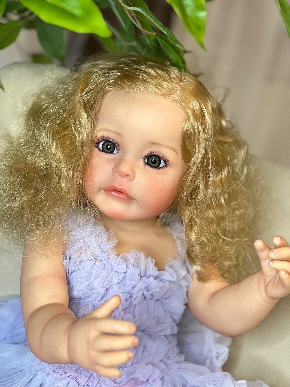 Кукла Реборн виниловая 55см в пакете (FA-554)