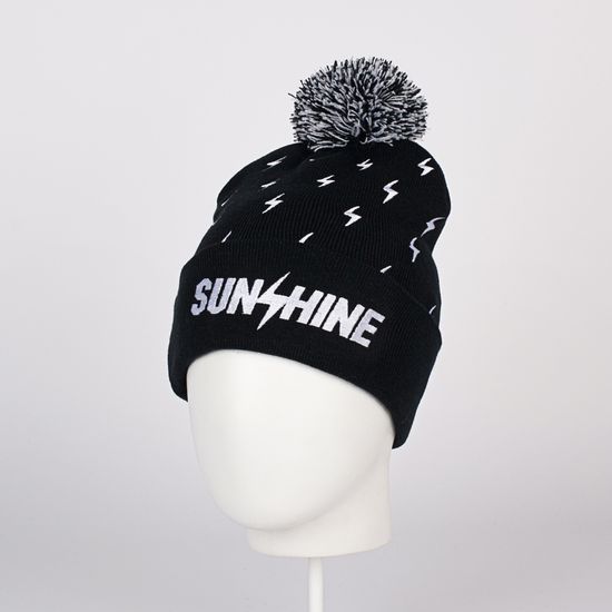 Шапка TRUESPIN Sunshine Allove Pom Beanie Black