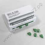 ЗКУ-8 DIN защитно-коммутационное устройство 8 каналов по 1А, вх. напряжен. 9-28В