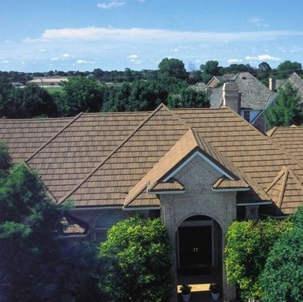 Черепица композитная Metrotile Metroshake II желтая