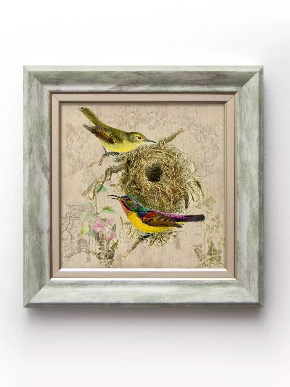 Картина на стену интерьерная на холсте 27,5*27,5 см