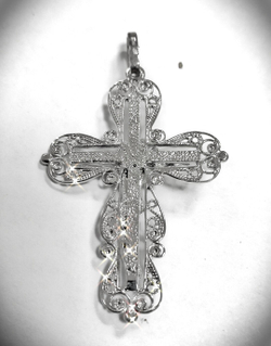 Крест серебро Эстерелла