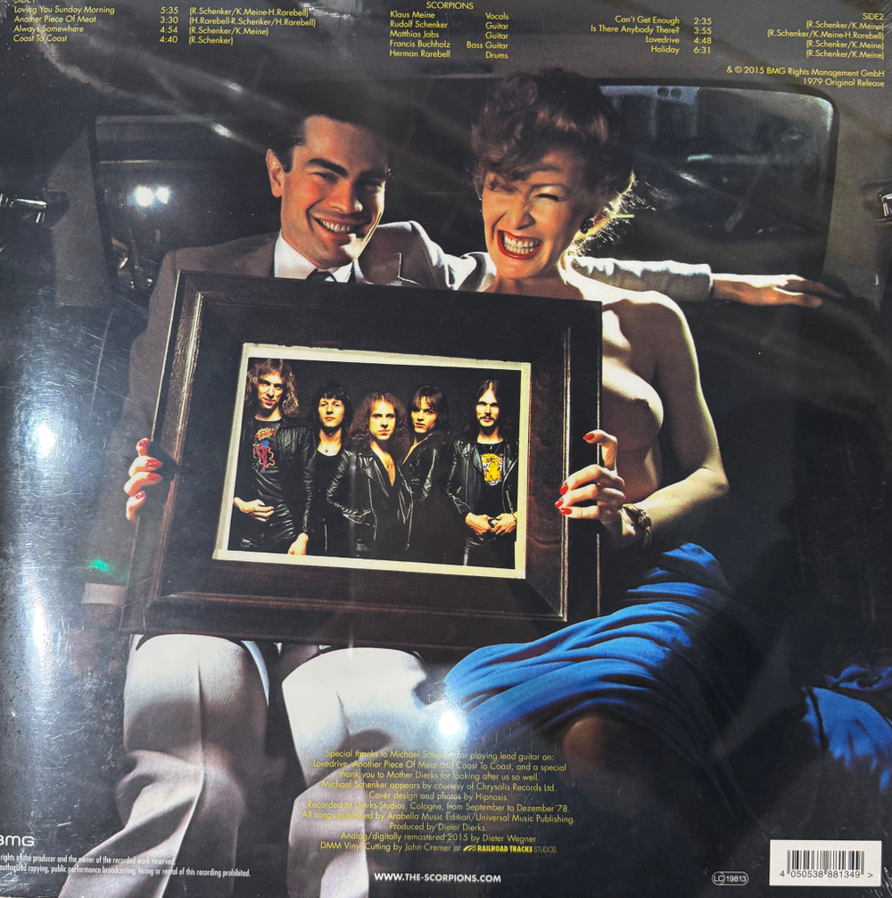 Виниловая пластинка Scorpions ‎– Lovedrive LP Red