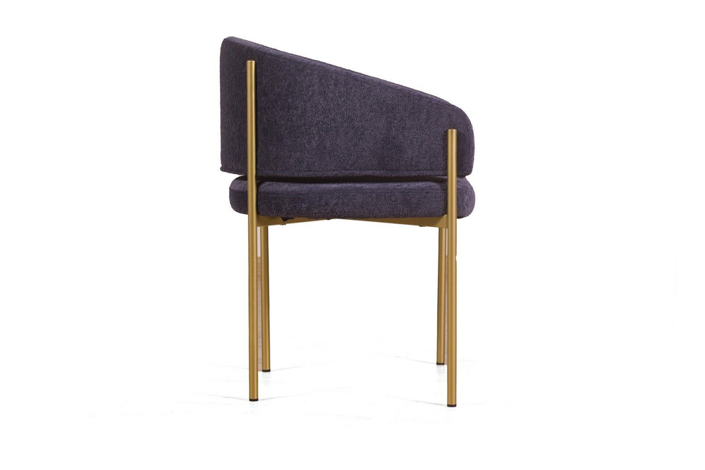 Стул Nicol, мех Plush 16 mistic  / опоры шампань