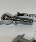 Шар для фаркопа 50 мм, 3.5 тонн, прицепное устройство для прицепа, ножка стержень М24 (шайба и гайка в комплекте), тип Е , (1 шт.) -