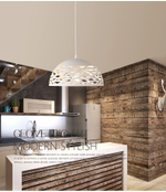 Подвесной дизайнерский светильник Kelly Cluster by Studio Italia Design (белый/полусфера)
