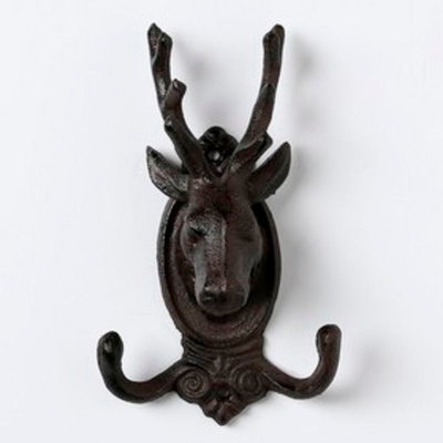 Крючок декоративный металл "Олень" 19,5*11,5*6см 3746916