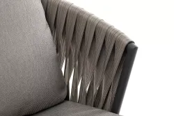 "Флоренция" кресло из искусственного ротанга, цвет графит