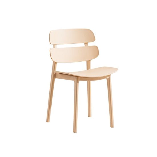 Стул обеденный Keny пластик желтый