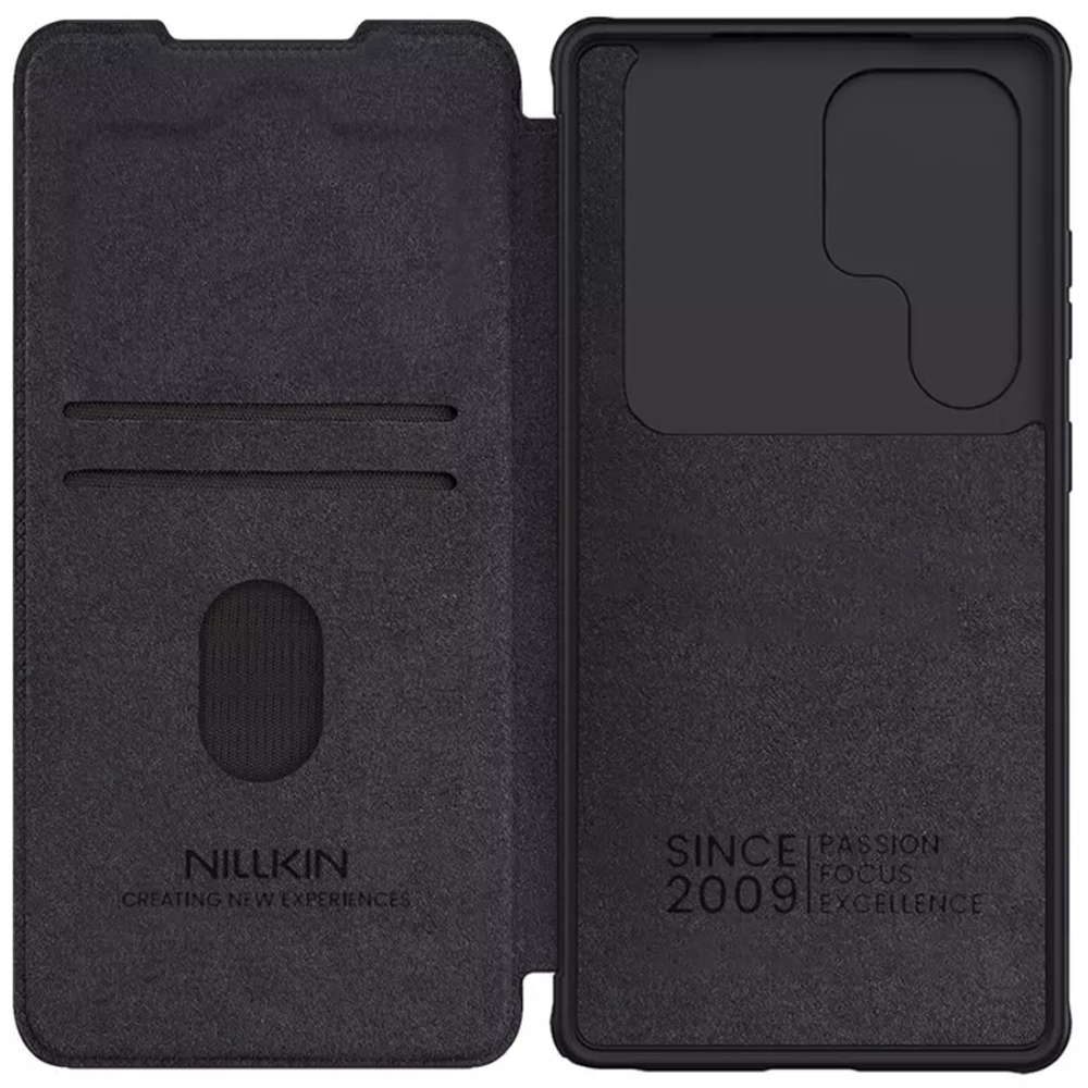 Кожаный чехол-книжка Nillkin Leather Qin Pro для Samsung Galaxy S25 Ultra