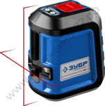 ЗУБР Крест 15, 15 м, лазерный нивелир, Профессионал (34902)