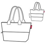 Сумка shopper e1 twist sky rose