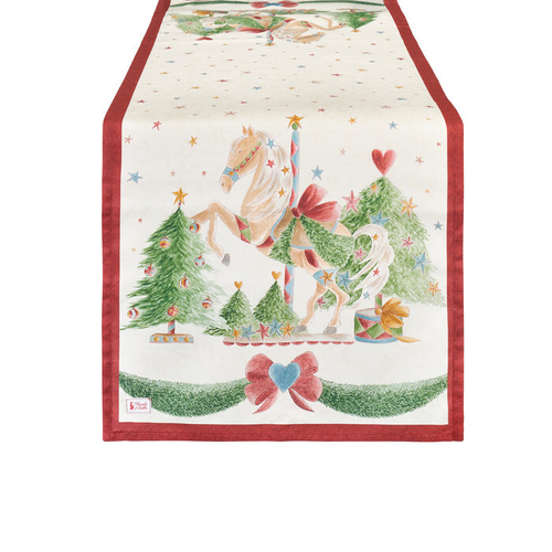 HTH251612 Дорожка "Лошадка-карусель Амели" 50x150см