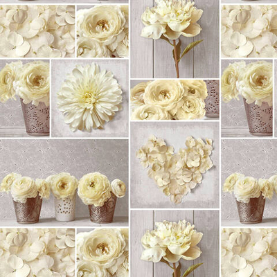 Клеенка столовая нетканая основа 20м Мажор 135см, 572/15