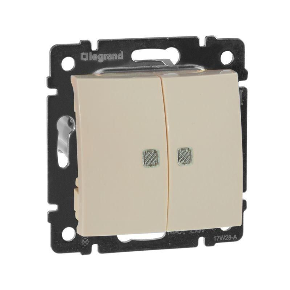 Legrand выключатель 4328 с рамкой 1 с/к