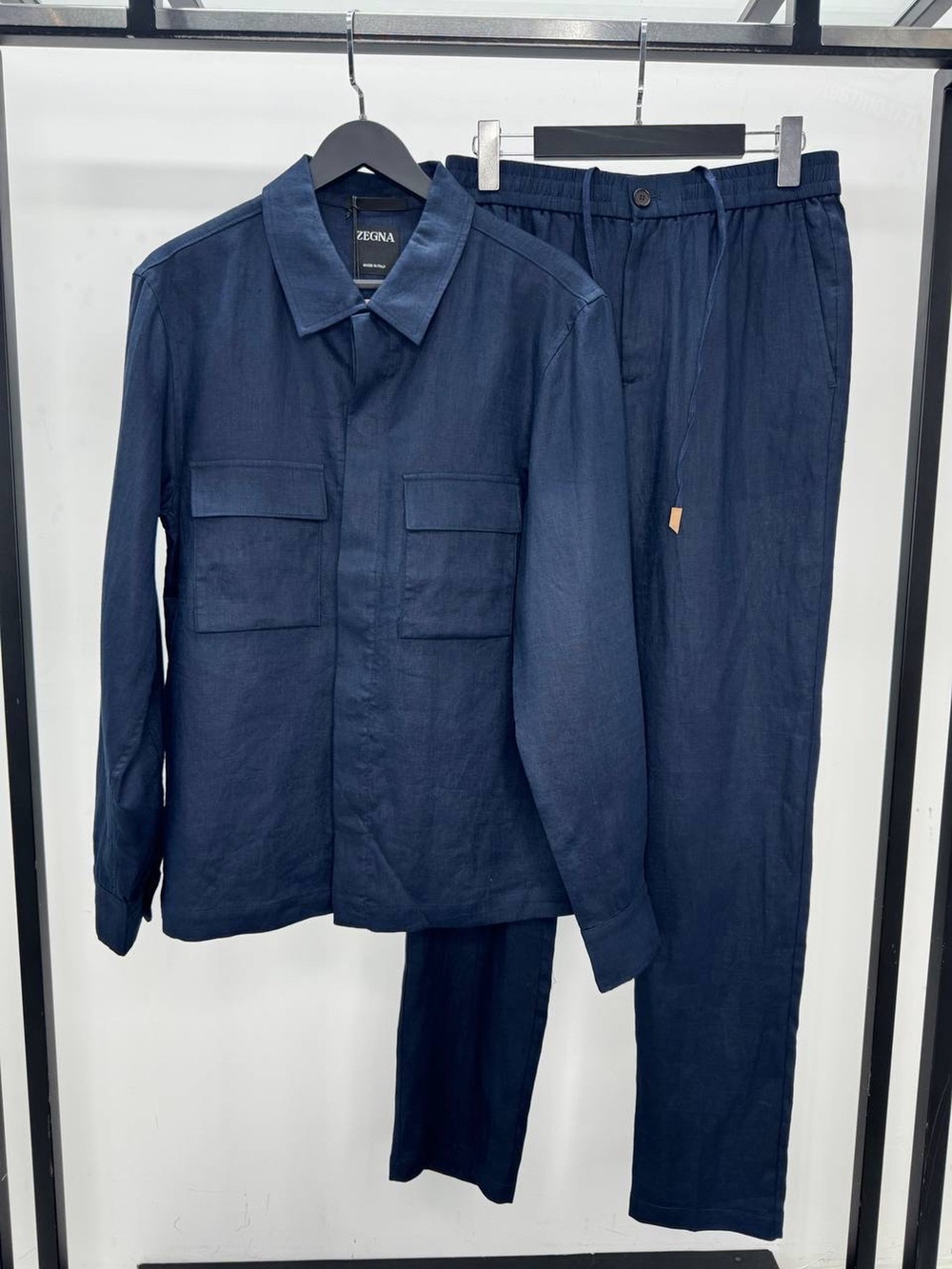 Льняной костюм Ermenegildo Zegna