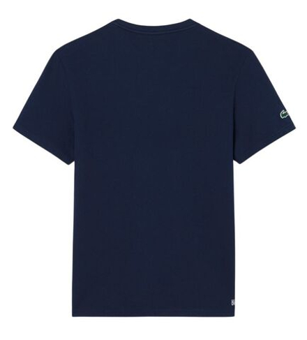 Теннисная футболка Lacoste Tennis x Daniil Medvedev - navy blue