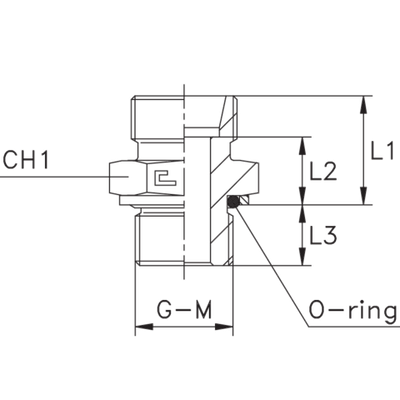 Штуцер FH DL28 33х2 (корпус)