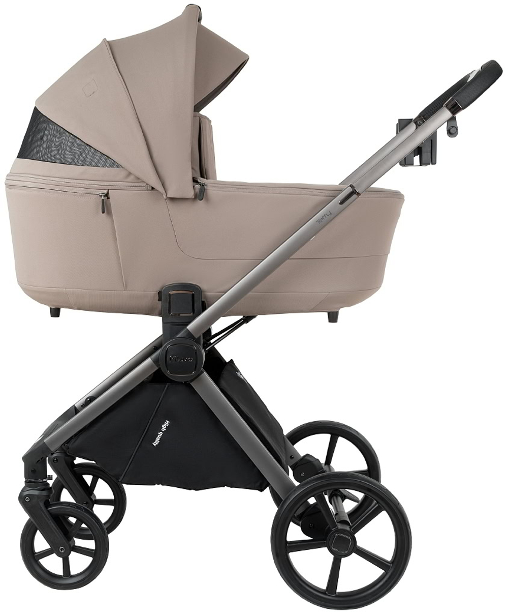 Детская коляска Pituso Teffy 3 в 1 с автокреслом Baesa Black Hazel/Graphite