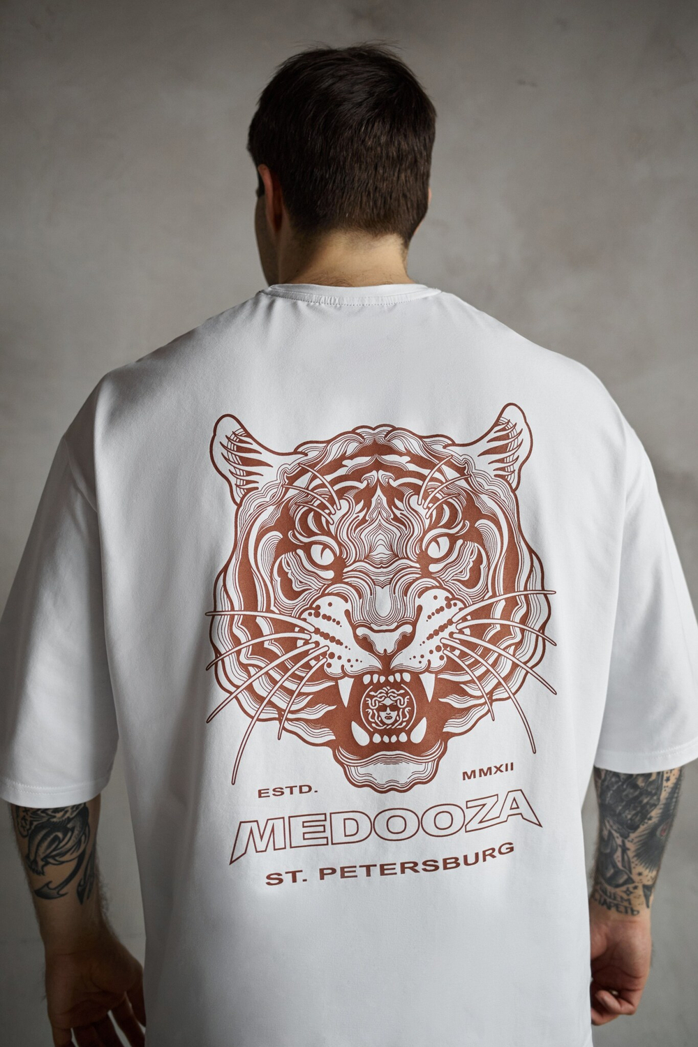 Футболка MEDOOZA "Tiger Head" Белый