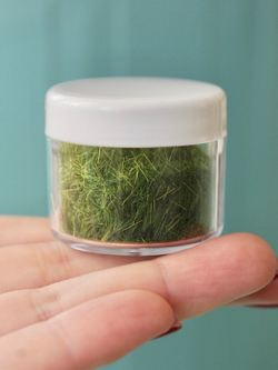 Флок зеленый ворсистый для имитации травы