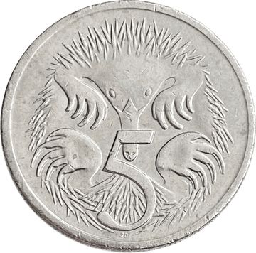 5 центов 1999-2019 Австралия
