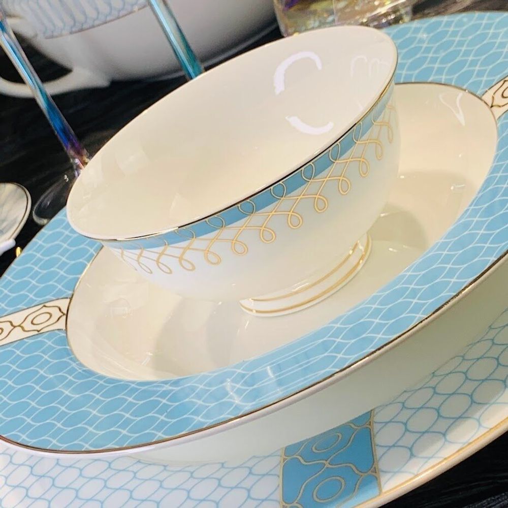 Lenardi 145-586 Набор из 6 салатников 11,5см ТИФФАНИ в под.уп.(х16)Костяной фарфор